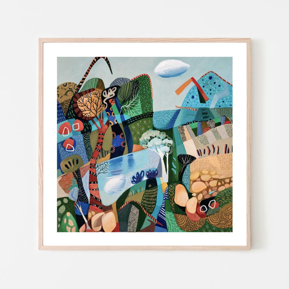 The Floating Cloud-by-Susan Trudinger-wall-art-print-canvas-poster-framed-Gioia