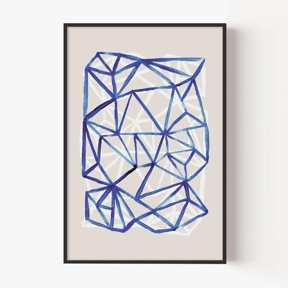The Grid, Style A-by-Mareike Bohmer-wall-art-print-canvas-poster-framed-Gioia