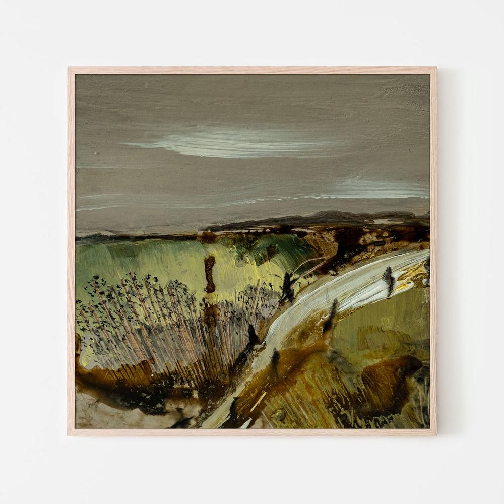 The winding road, Style B-by-Louise O'Hara-wall-art-print-canvas-poster-framed-Gioia