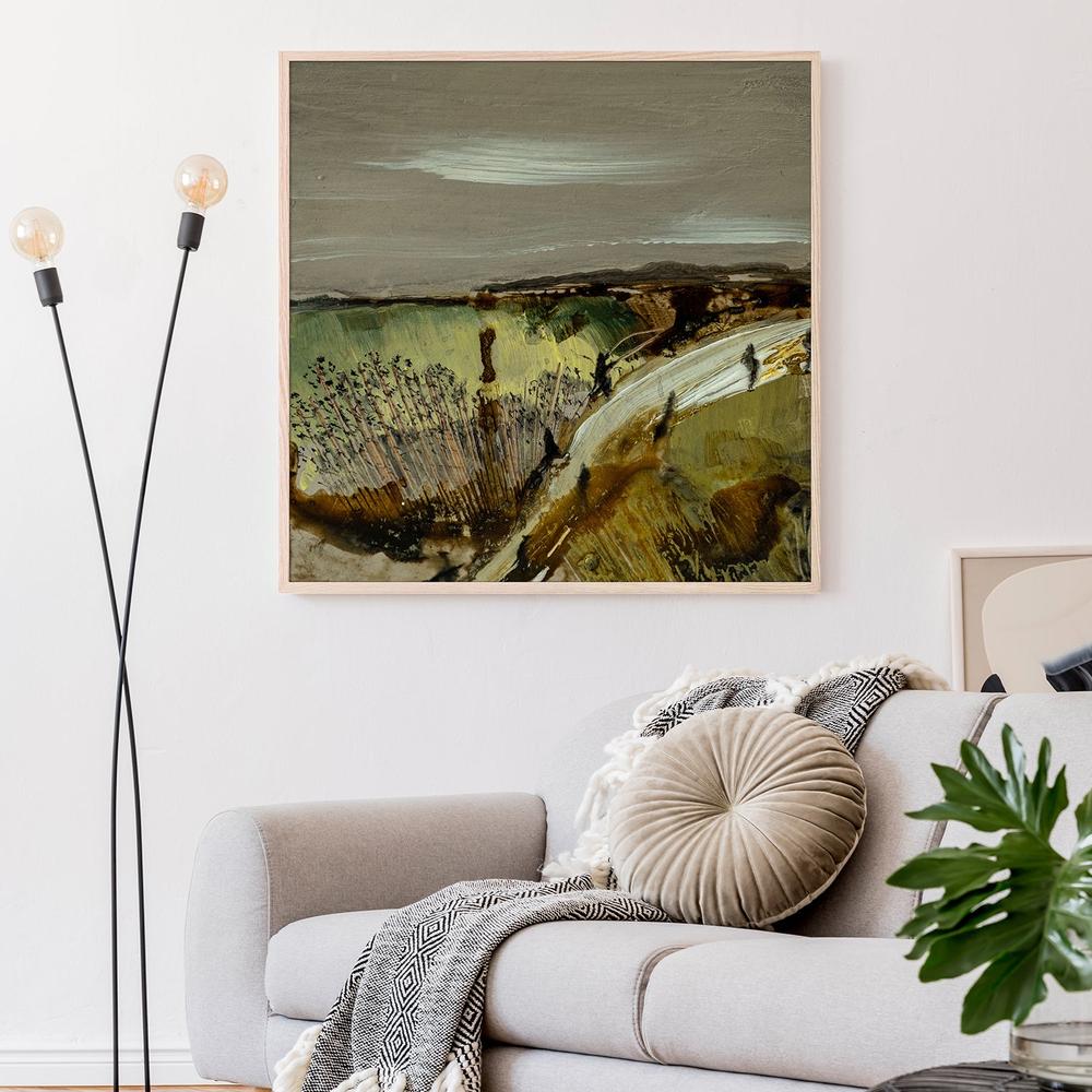 The winding road, Style B-by-Louise O'Hara-wall-art-print-canvas-poster-framed-Gioia