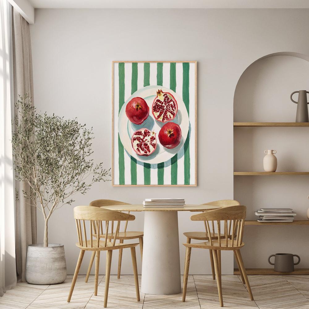 Three Pomegranates-by-Lady Hana-wall-art-print-canvas-poster-framed-Gioia