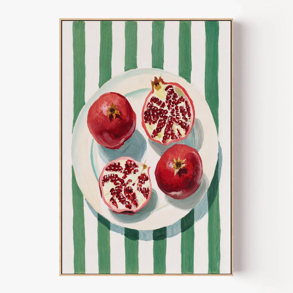 Three Pomegranates-by-Lady Hana-wall-art-print-canvas-poster-framed-Gioia