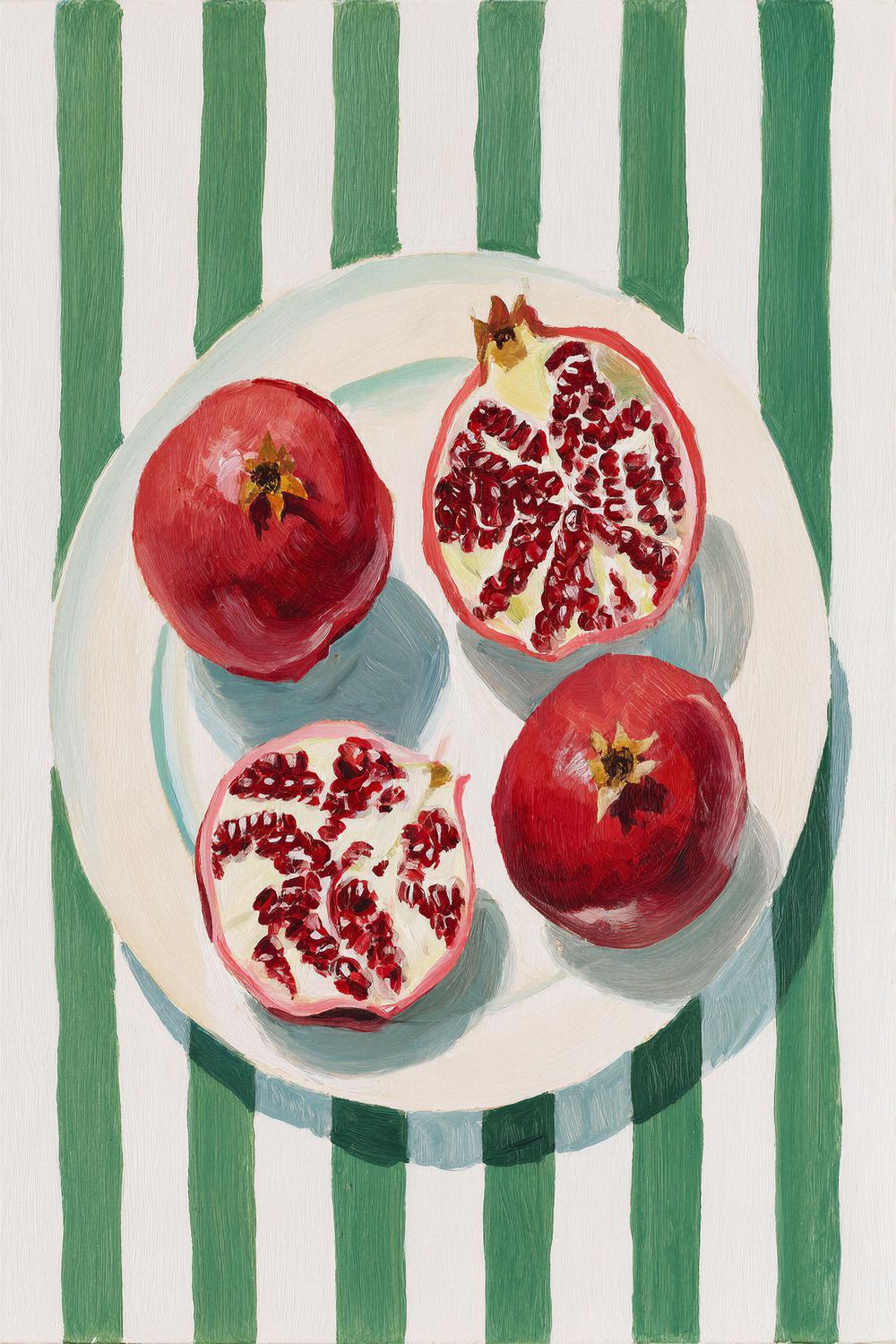 Three Pomegranates-by-Lady Hana-wall-art-print-canvas-poster-framed-Gioia