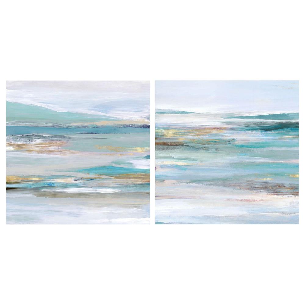 Tidal Flow, Style A & B , Set Of 2-by-Lera-wall-art-print-canvas-poster-framed-Gioia