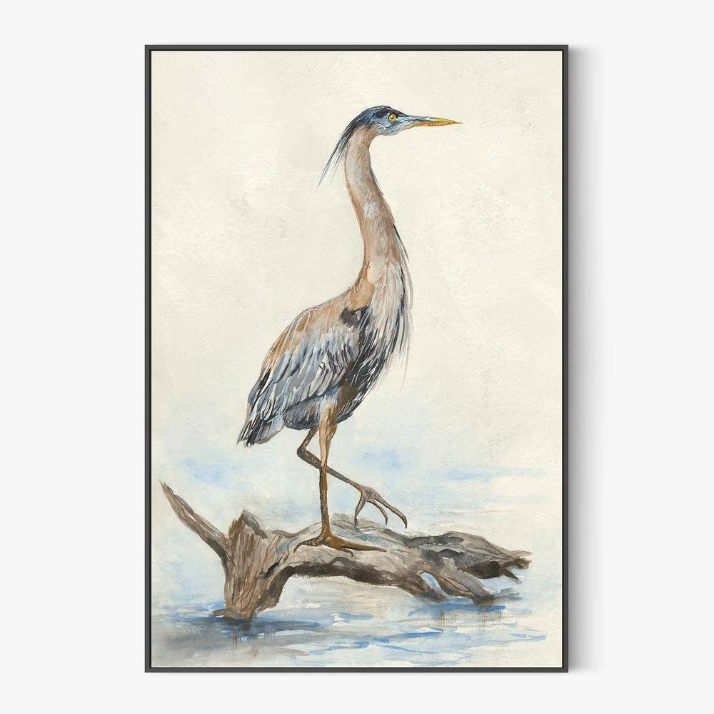 Tranquil Heron-by-Jacob Q-wall-art-print-canvas-poster-framed-Gioia