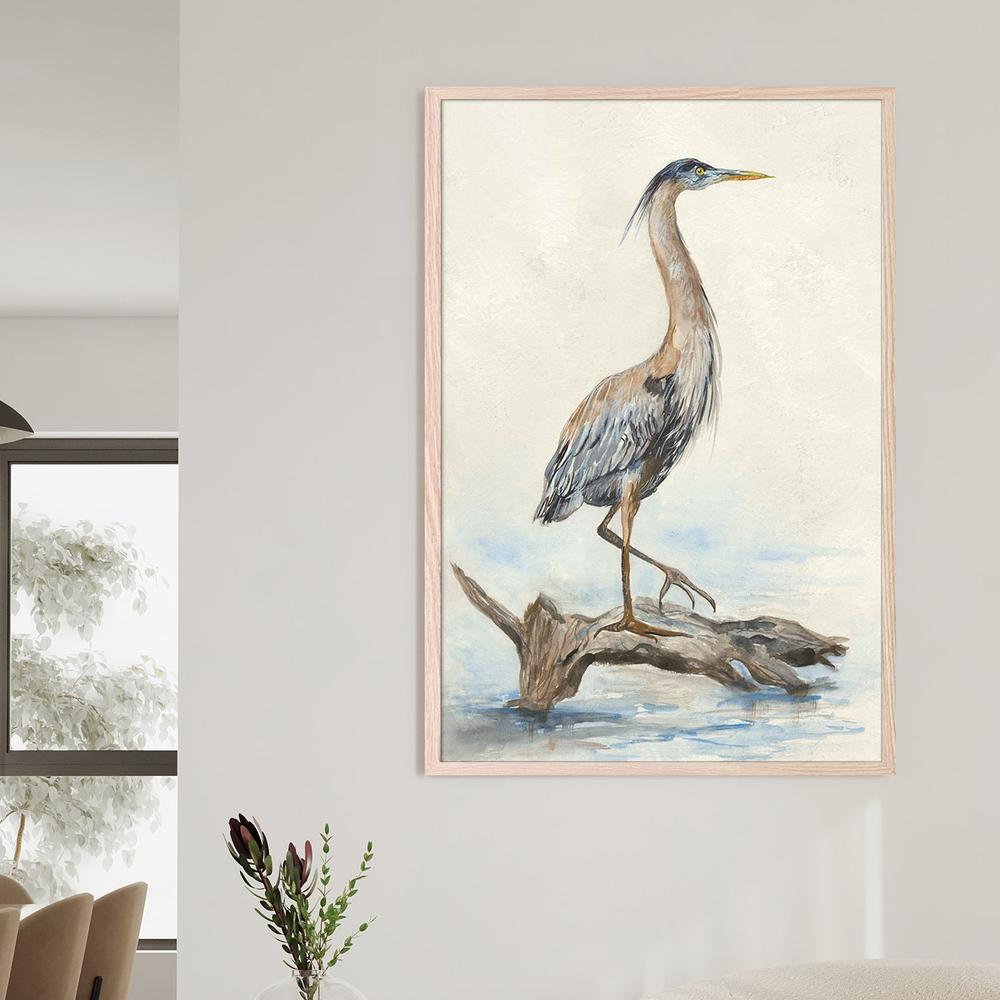 Tranquil Heron-by-Jacob Q-wall-art-print-canvas-poster-framed-Gioia