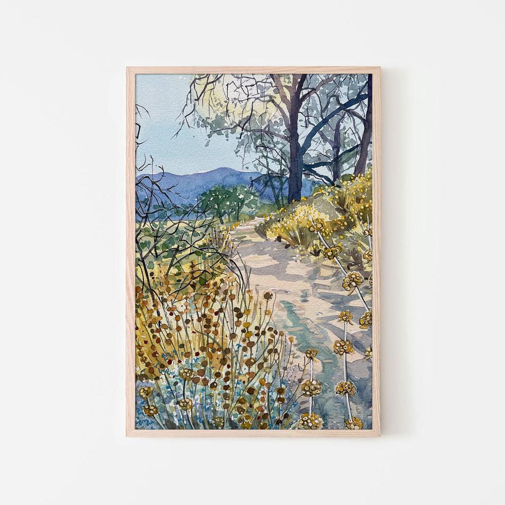 Tranquil Nature Trail-by-Luisa Millicent-wall-art-print-canvas-poster-framed-Gioia