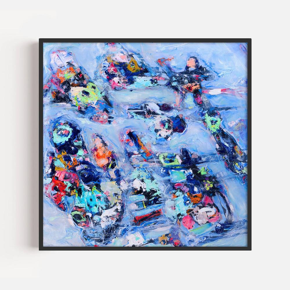 Tranquillity, Style B, Atolls of Tranquillity-by-Kenneth WH Lee-wall-art-print-canvas-poster-framed-Gioia