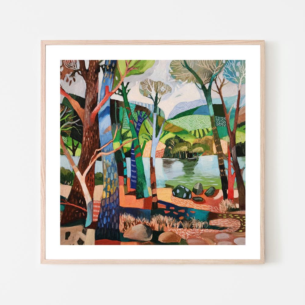 Treescape no 2-by-Susan Trudinger-wall-art-print-canvas-poster-framed-Gioia