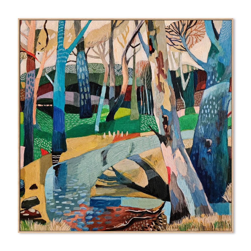 Treescape no 5-by-Susan Trudinger-wall-art-print-canvas-poster-framed-Gioia