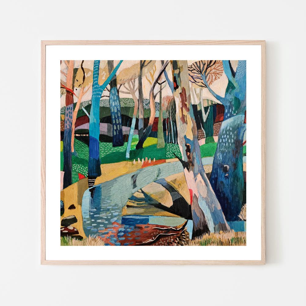 Treescape no 5-by-Susan Trudinger-wall-art-print-canvas-poster-framed-Gioia