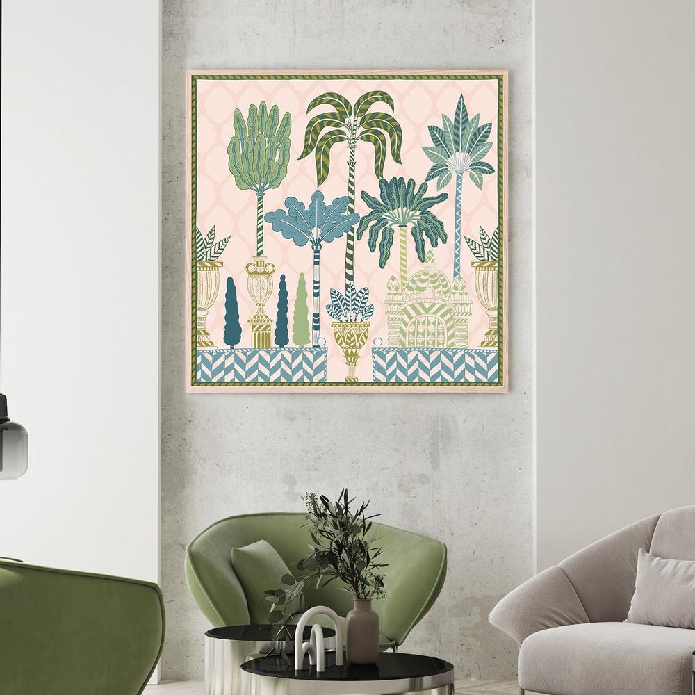 wall-art-print-canvas-poster-framed-Tropical Oasis Garden-7