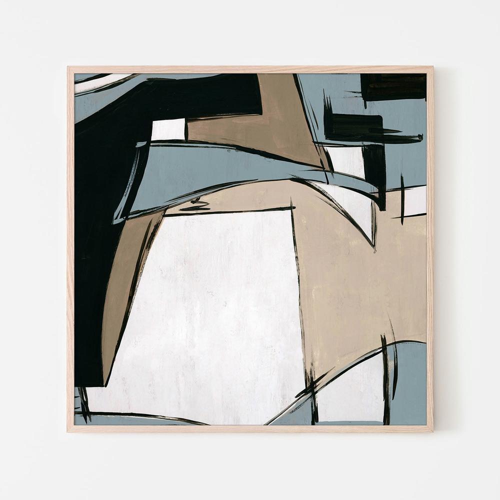 Urban Reflections in Neutral Shades, Style A-by-Lera-wall-art-print-canvas-poster-framed-Gioia