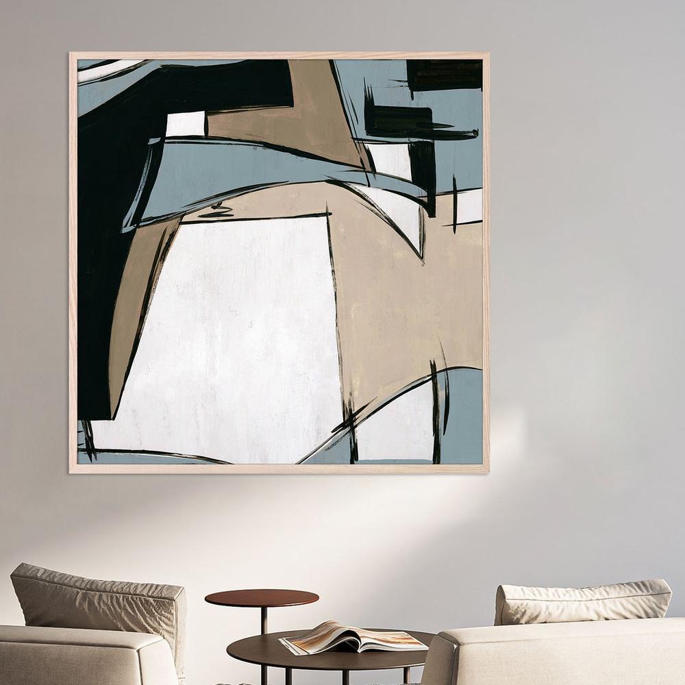 Urban Reflections in Neutral Shades, Style A-by-Lera-wall-art-print-canvas-poster-framed-Gioia