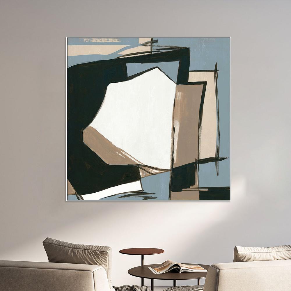 Urban Reflections in Neutral Shades, Style B-by-Lera-wall-art-print-canvas-poster-framed-Gioia