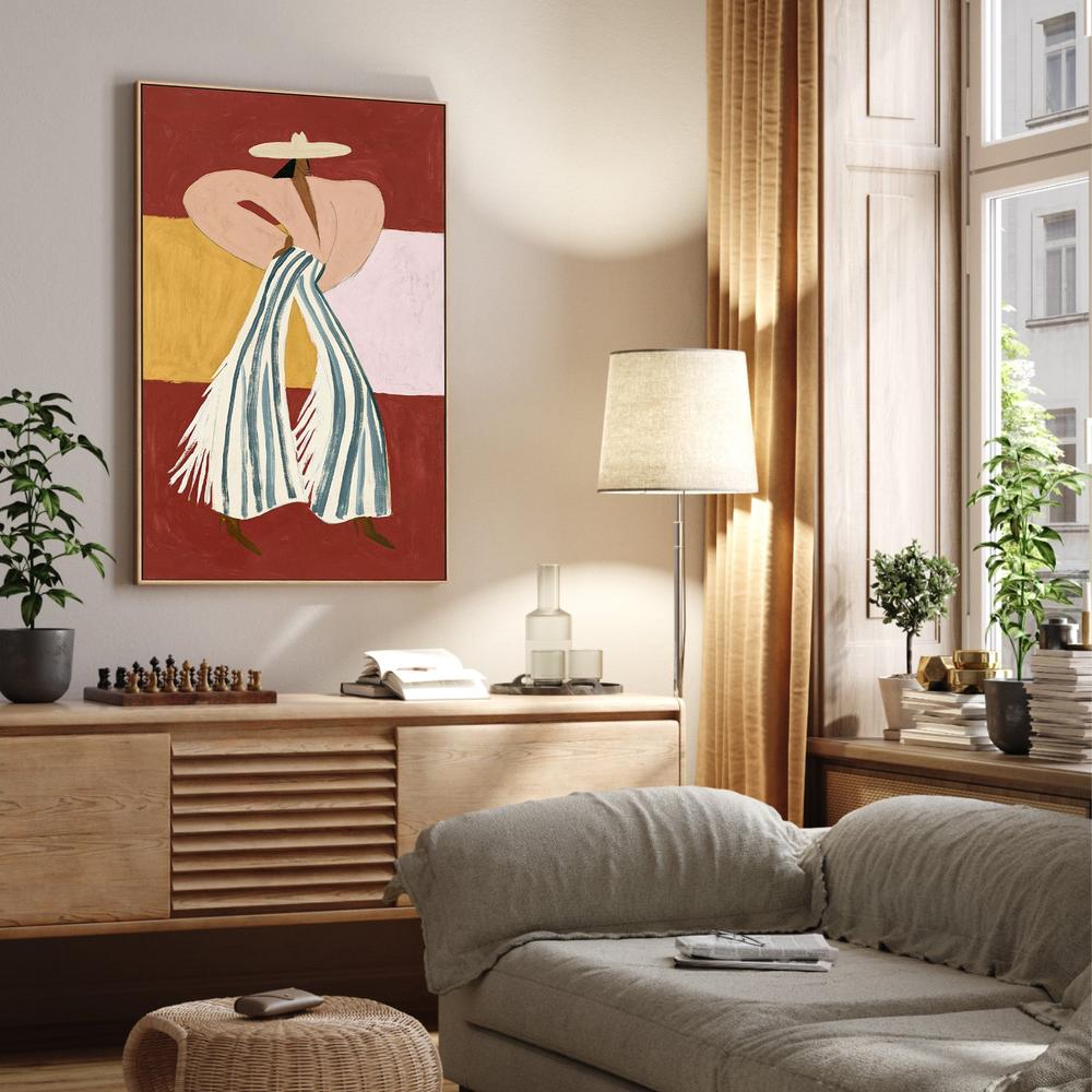 Vaquera-by-Lady Hana-wall-art-print-canvas-poster-framed-Gioia