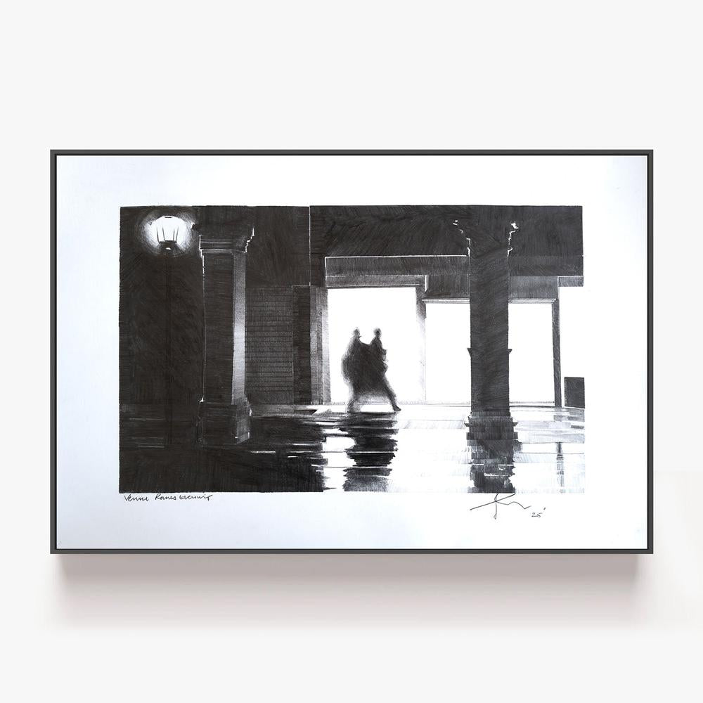 Venice Rainy Evening-by-Nigel Bailey Original Art-wall-art-print-canvas-poster-framed-Gioia