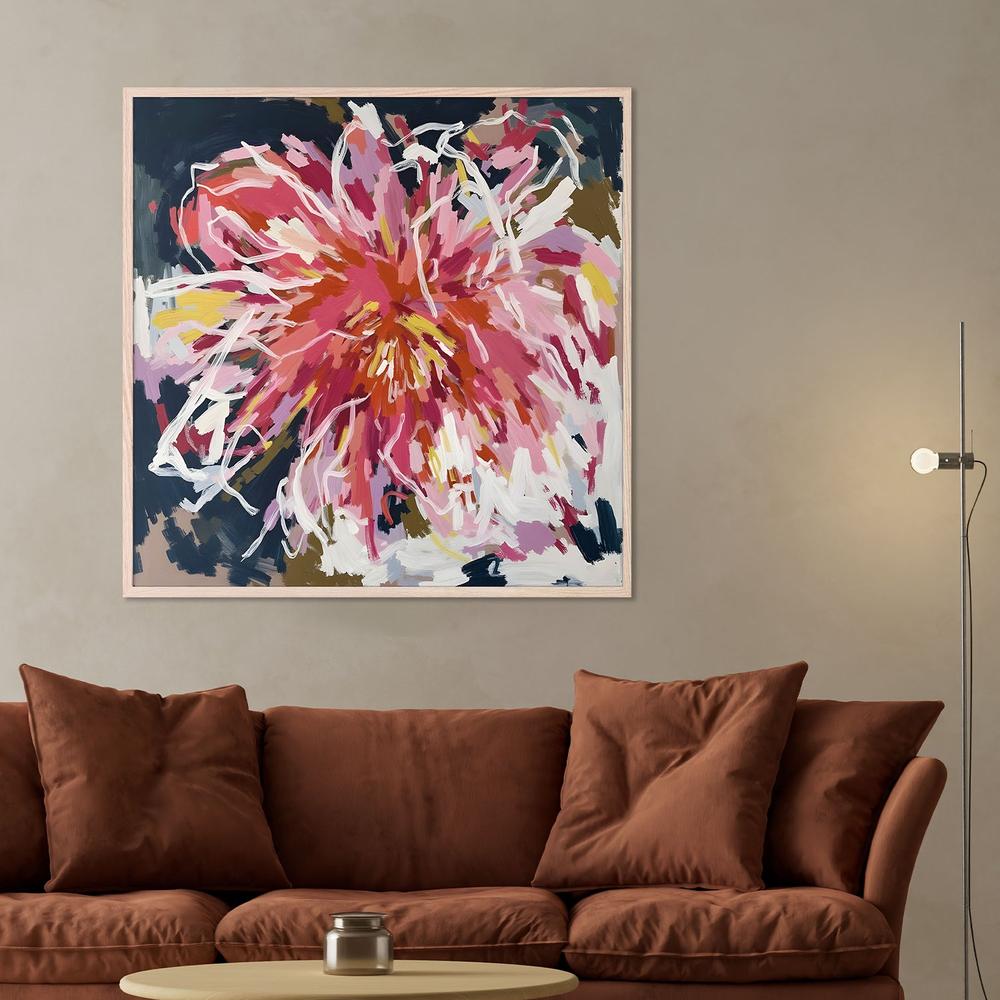 Vibrant Abstract Bloom-by-Edie-wall-art-print-canvas-poster-framed-Gioia