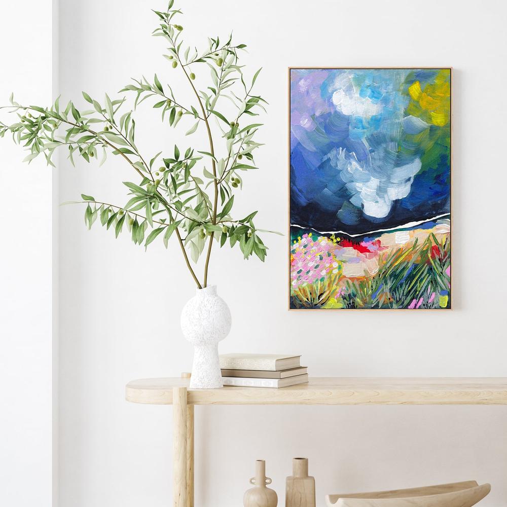 Vibrant Abstract Field Sky-by-Dirkie Nell-wall-art-print-canvas-poster-framed-Gioia