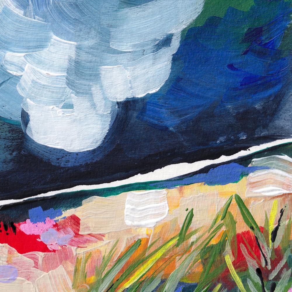 Vibrant Abstract Field Sky-by-Dirkie Nell-wall-art-print-canvas-poster-framed-Gioia