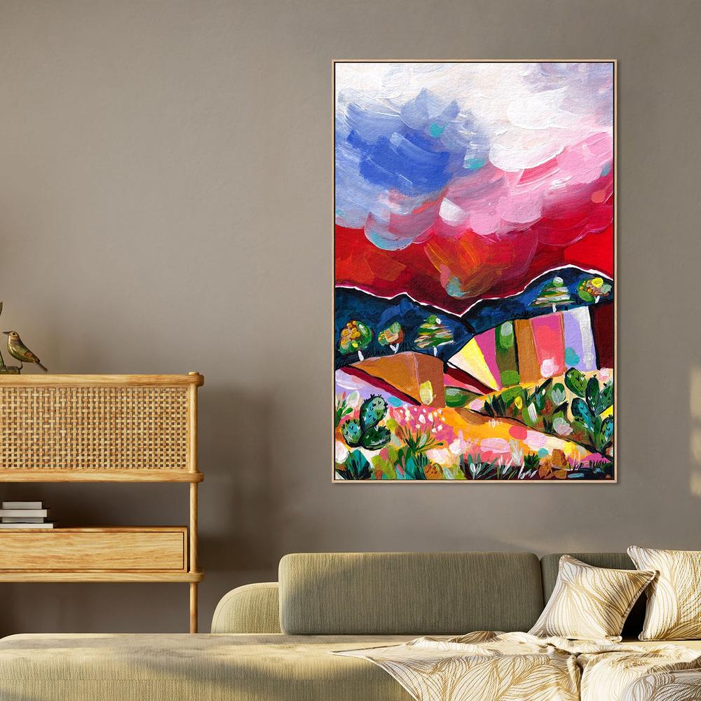 Vibrant Desert Landscape-by-Dirkie Nell-wall-art-print-canvas-poster-framed-Gioia