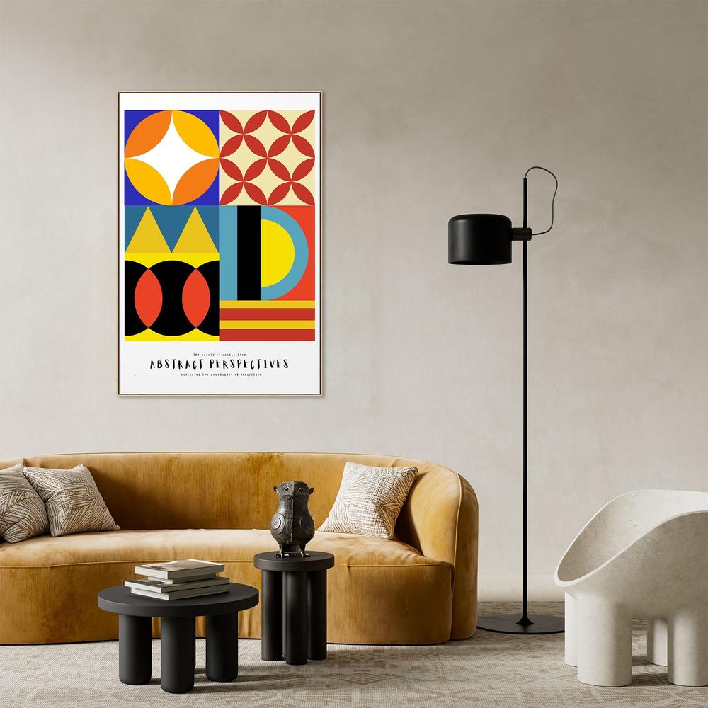 Vibrant Geometric Abstract-by-RS LAB STUDIO-wall-art-print-canvas-poster-framed-Gioia