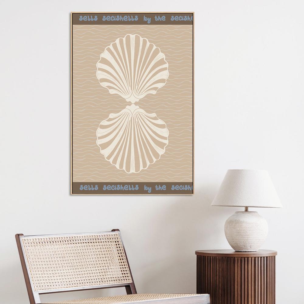 Vintage Coastal Seashells-by-Radhika Modi-wall-art-print-canvas-poster-framed-Gioia