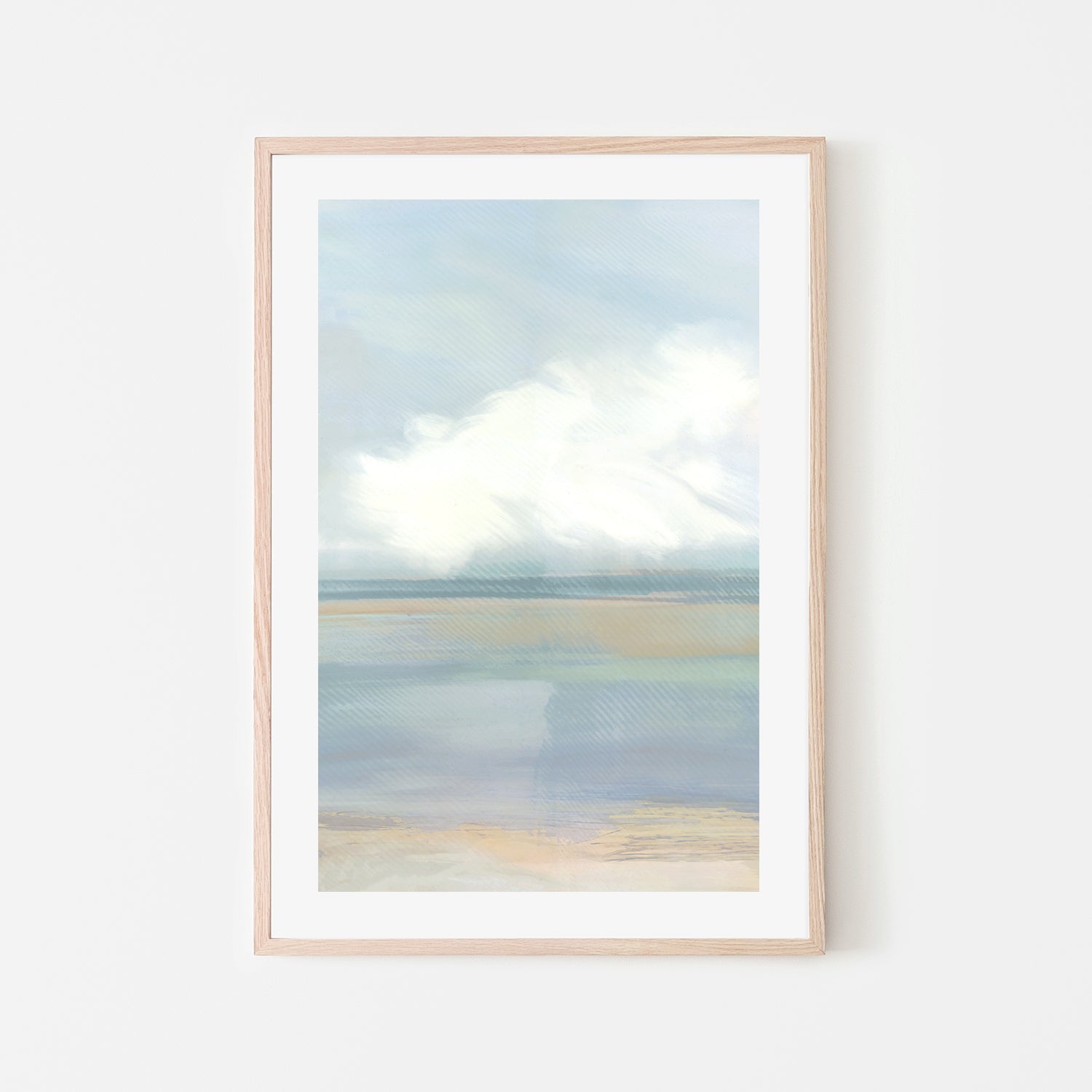 wall-art-print-canvas-poster-framed-A Blue Soft Landscape , Style A, By Cartissi , By cartissi , By cartissi-6