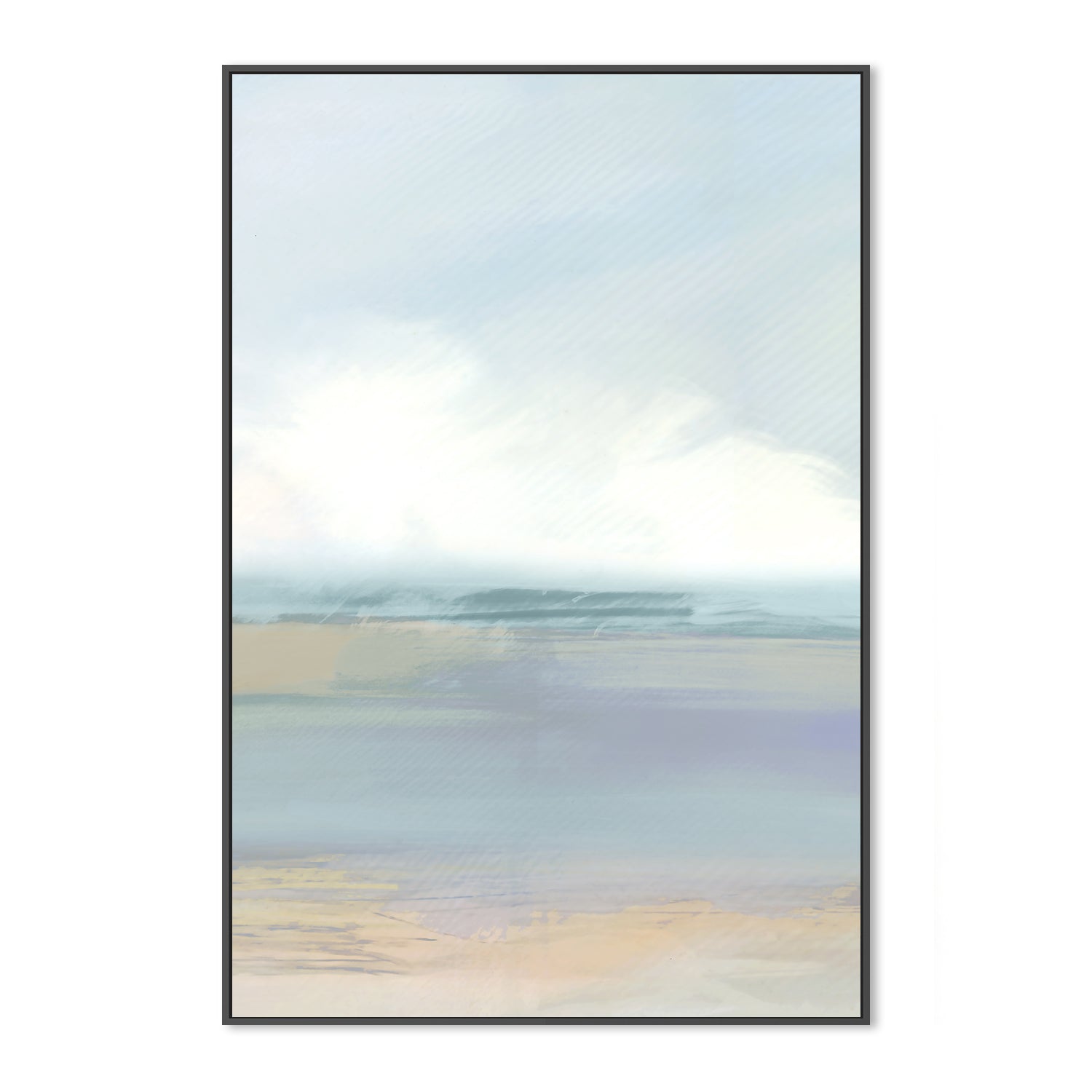 wall-art-print-canvas-poster-framed-A Blue Soft Landscape , Style B, By Cartissi , By cartissi , By cartissi-3