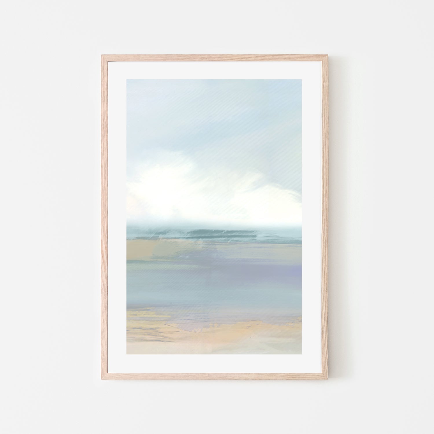 wall-art-print-canvas-poster-framed-A Blue Soft Landscape , Style B, By Cartissi , By cartissi , By cartissi-6