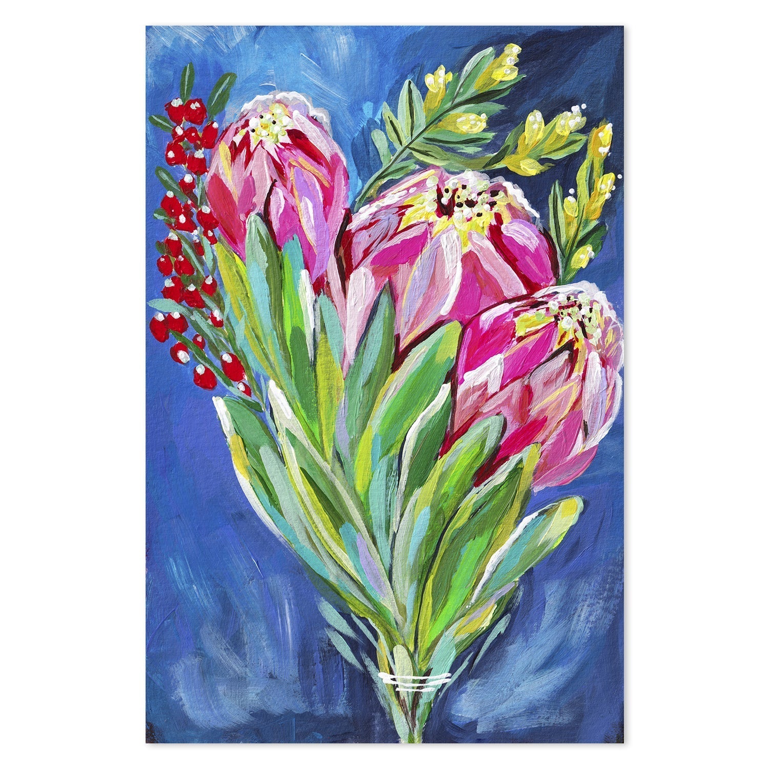 wall-art-print-canvas-poster-framed-A Bunch Of Proteas-by-Lia Nell-Gioia Wall Art