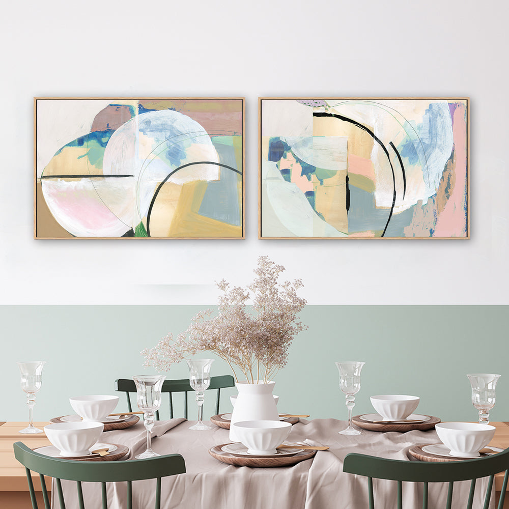 wall-art-print-canvas-poster-framed-A California Love , Style A & B, Set Of 2 , By Cartissi , By cartissi-1