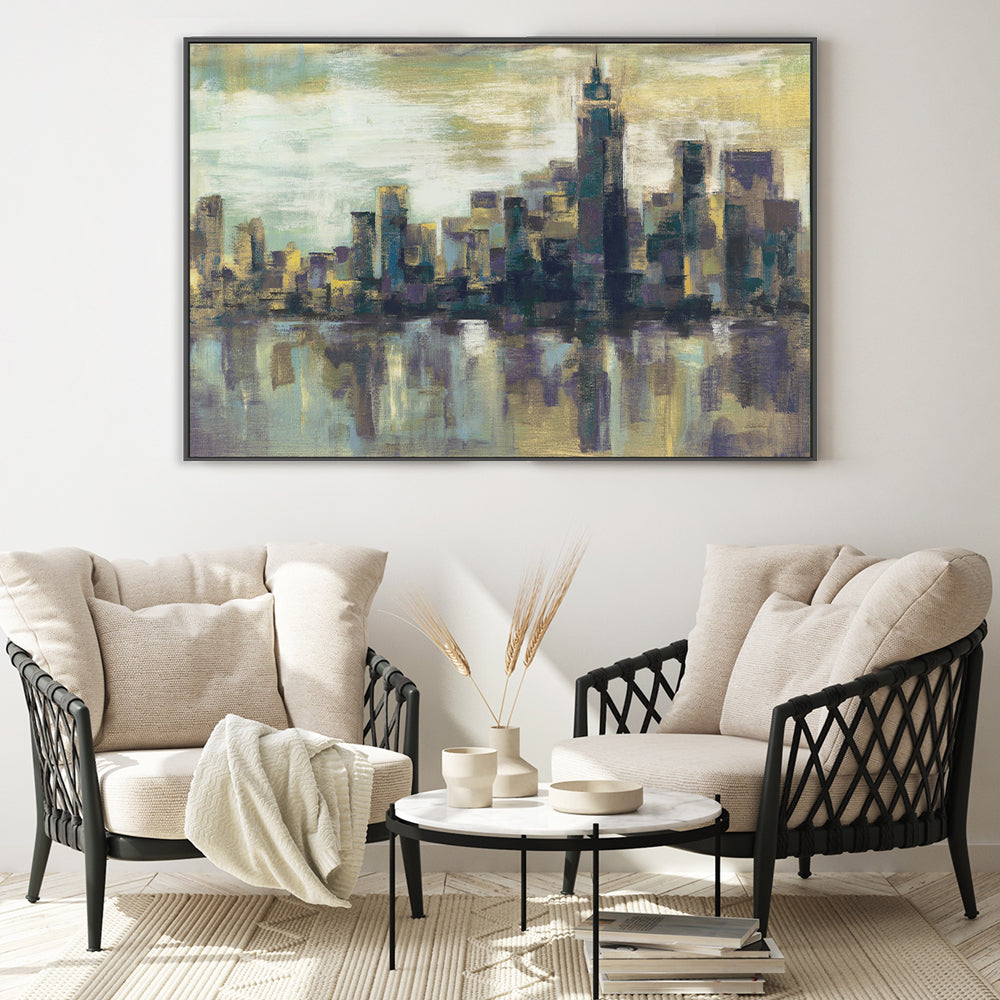 wall-art-print-canvas-poster-framed-A Colorful Day in Manhattan-by-Silvia Vassileva-Gioia Wall Art