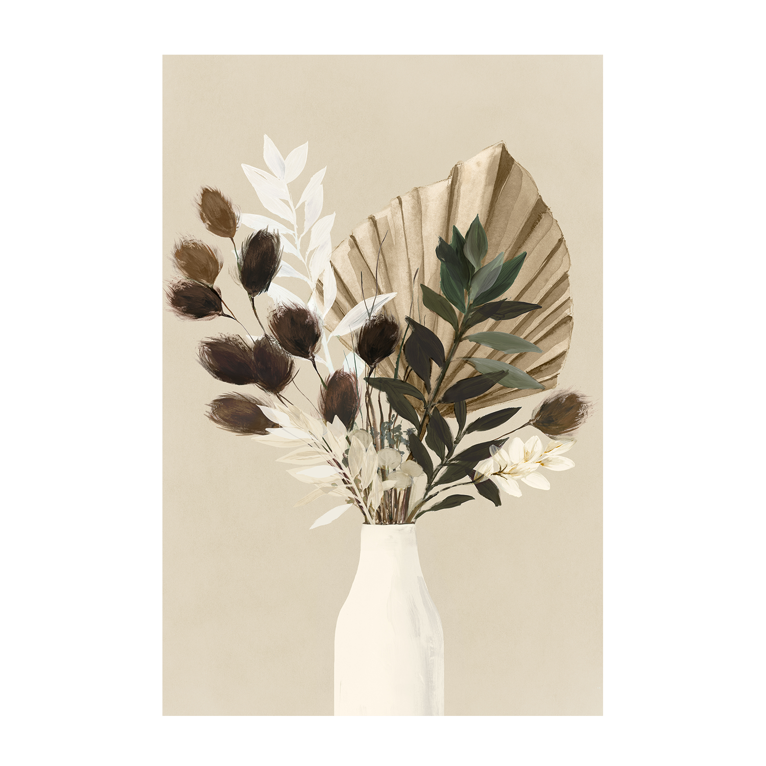 wall-art-print-canvas-poster-framed-A Dried Bundle, Style A , By Isabelle Z-1