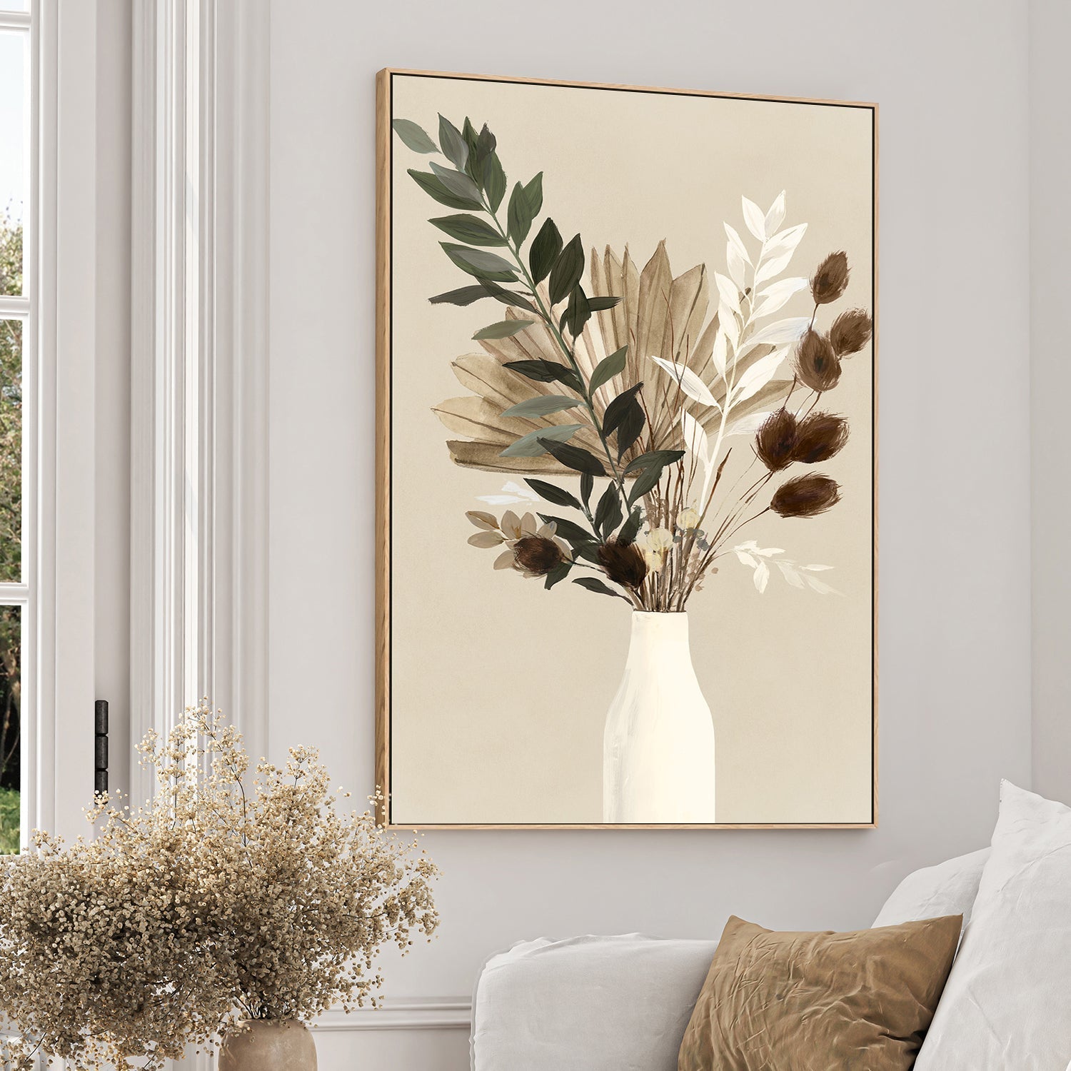 wall-art-print-canvas-poster-framed-A Dried Bundle, Style B , By Isabelle Z-2