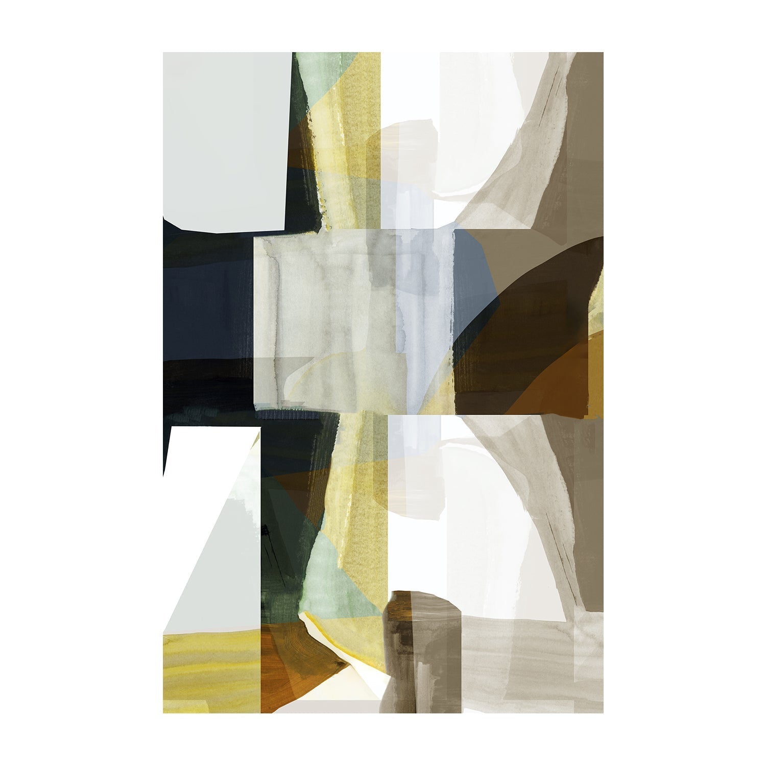 wall-art-print-canvas-poster-framed-A Fragmented Harmony ,Style A, By Cartissi , By cartissi-1