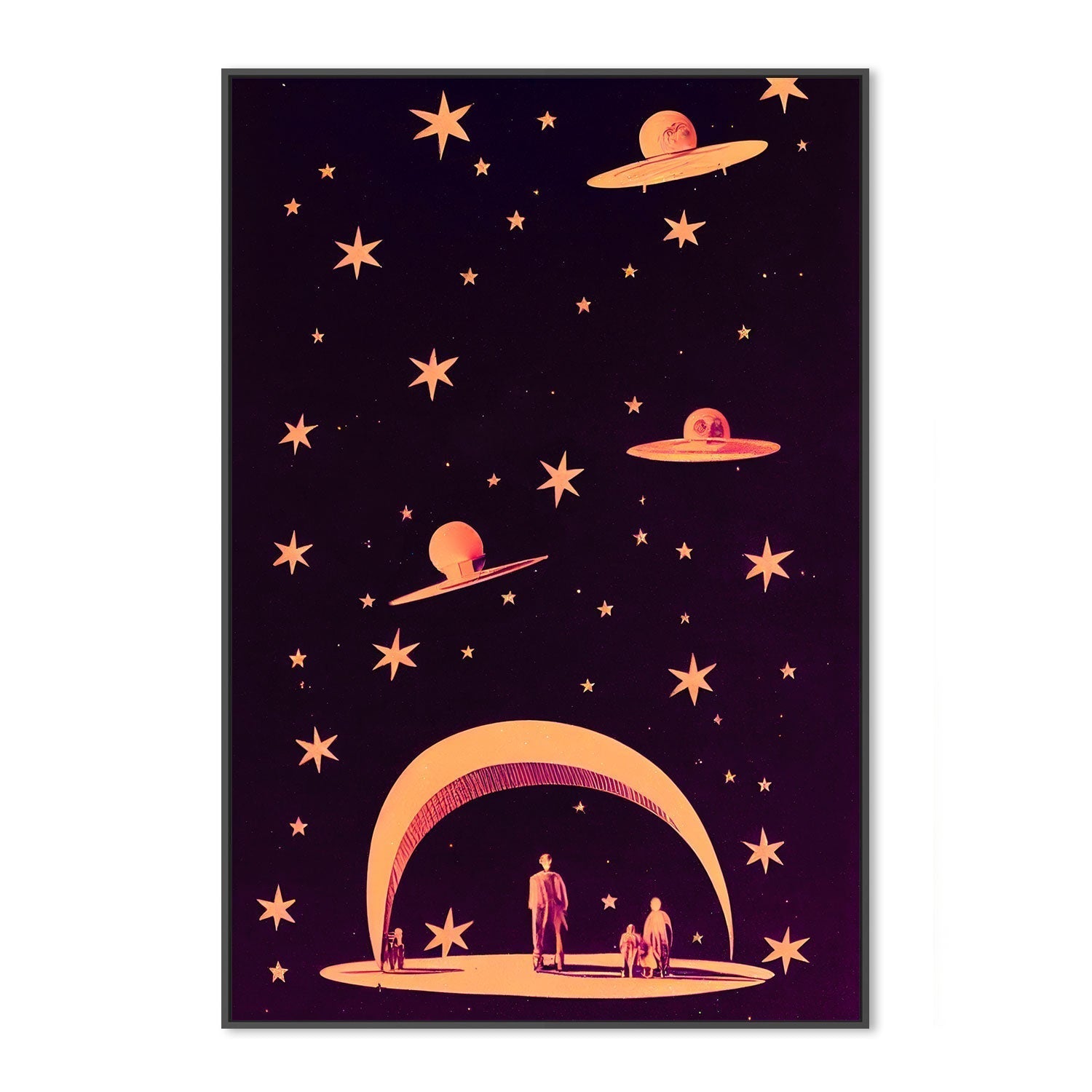 wall-art-print-canvas-poster-framed-A Galactic Dream , By Treechild-GIOIA-WALL-ART