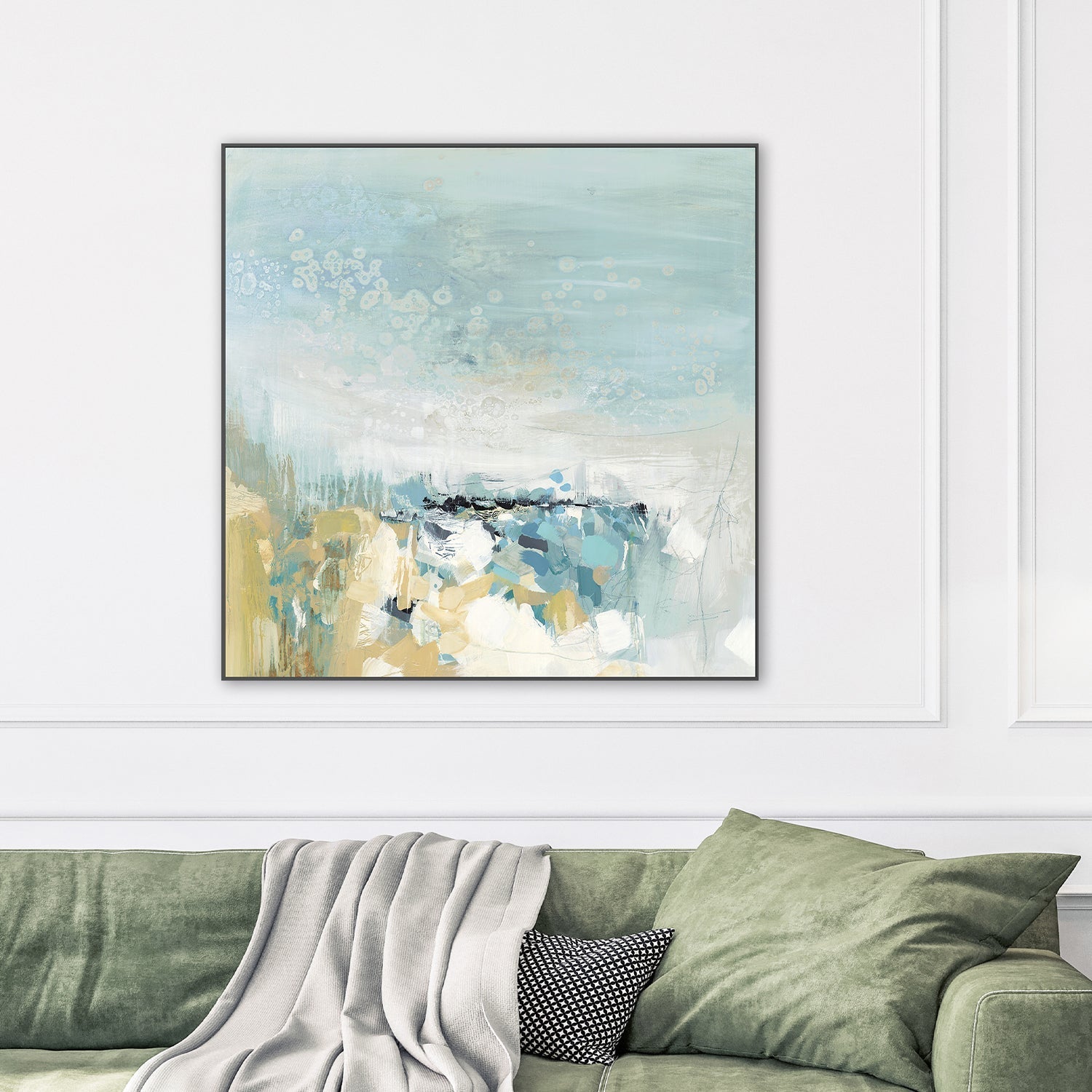 wall-art-print-canvas-poster-framed-A Lagoon Blue , By Grace Rowan-2
