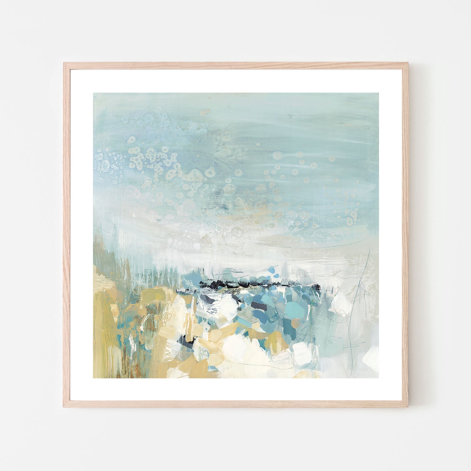 wall-art-print-canvas-poster-framed-A Lagoon Blue , By Grace Rowan-6
