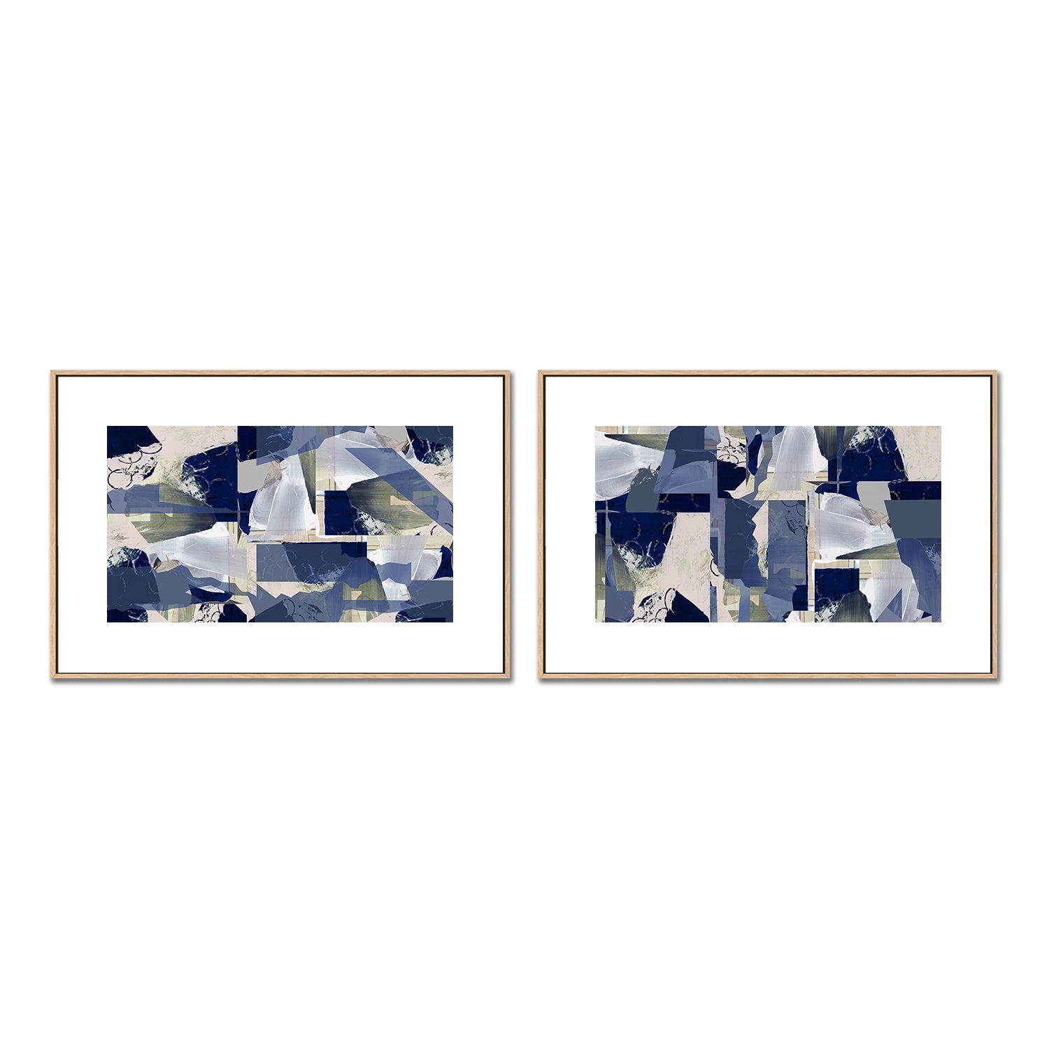 wall-art-print-canvas-poster-framed-A Music For The Earth , Style A & B, Set Of 2 , By Cartissi , By cartissi-5