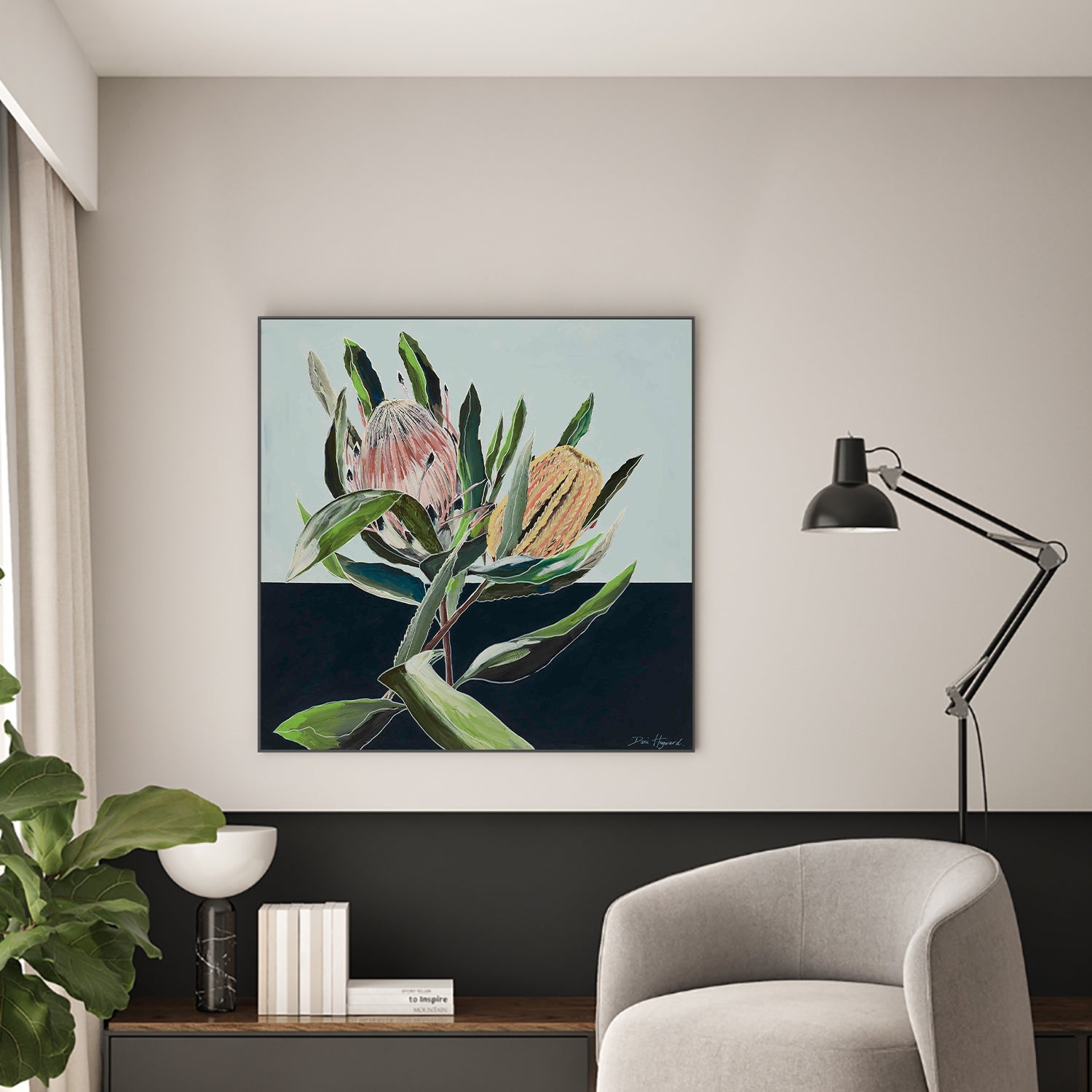 wall-art-print-canvas-poster-framed-A Pair Of Beauties-2