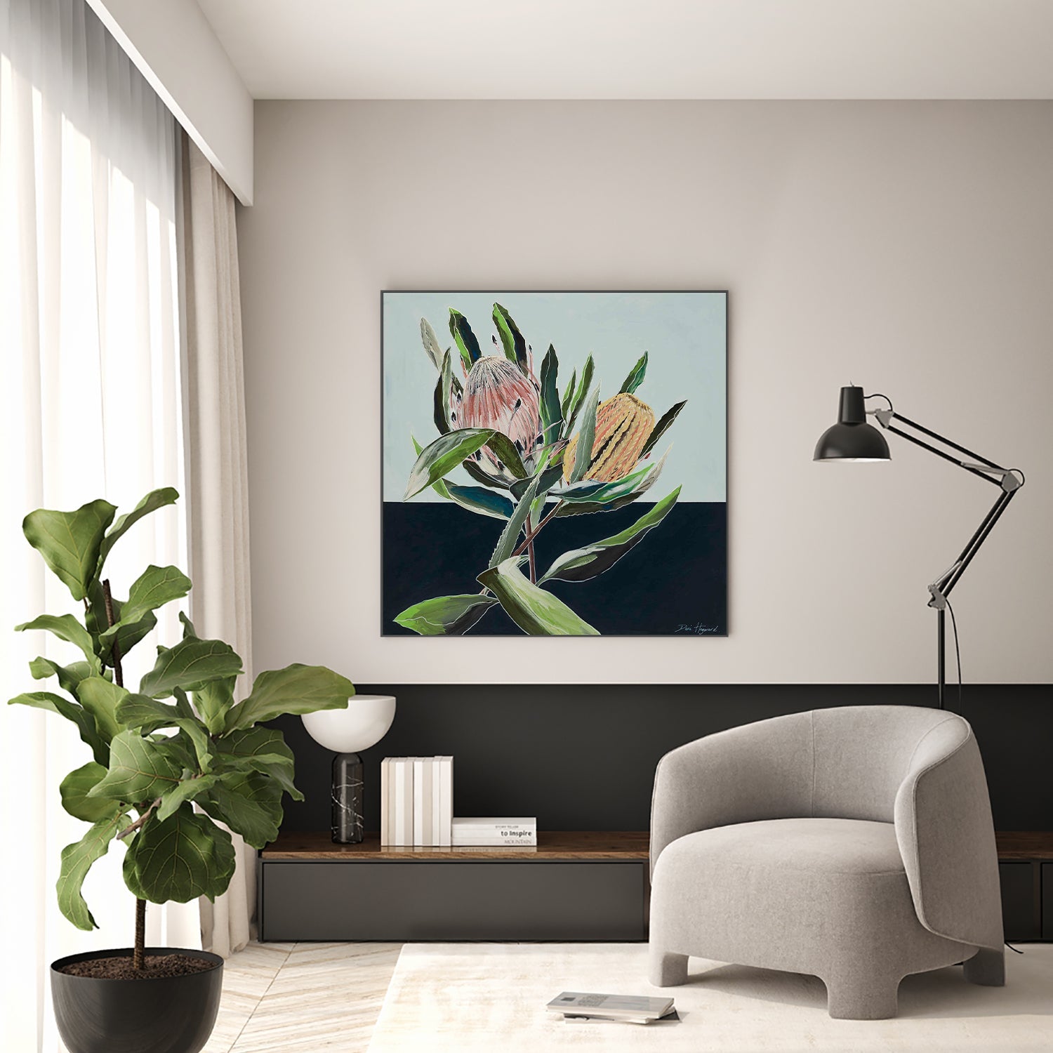 wall-art-print-canvas-poster-framed-A Pair Of Beauties-7