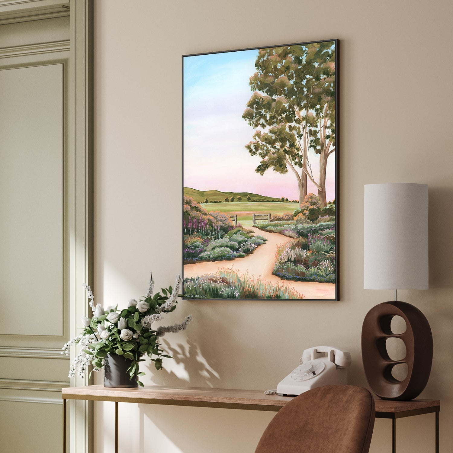 wall-art-print-canvas-poster-framed-A Quiet Stroll-2