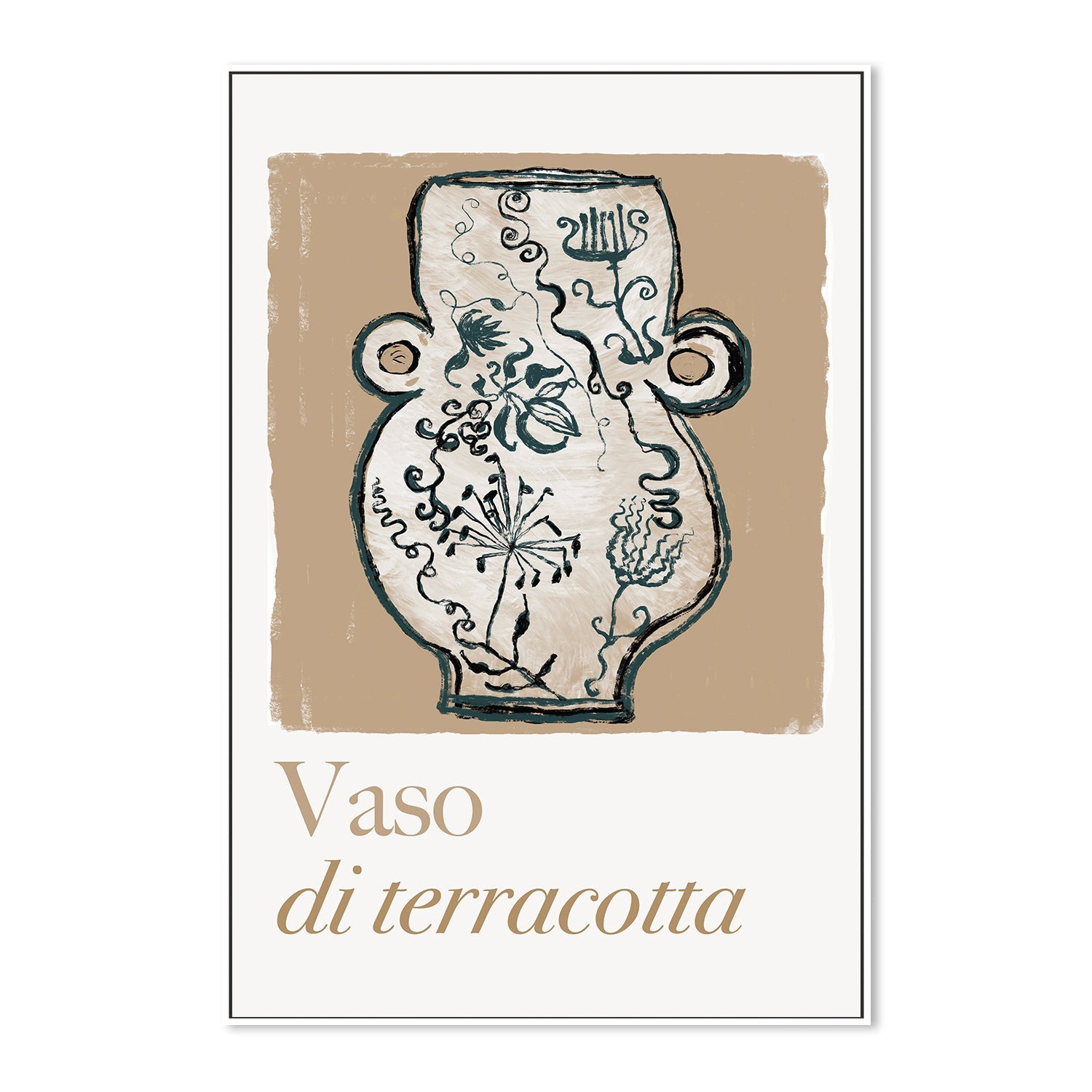 wall-art-print-canvas-poster-framed-A Vaso di Terracotta , By Cartissi , By cartissi-5