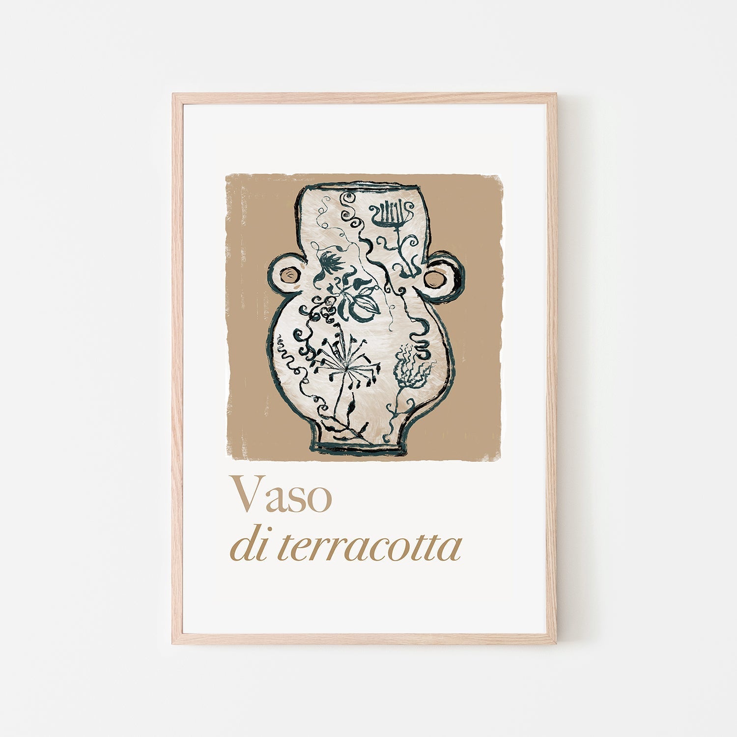 wall-art-print-canvas-poster-framed-A Vaso di Terracotta , By Cartissi , By cartissi-6