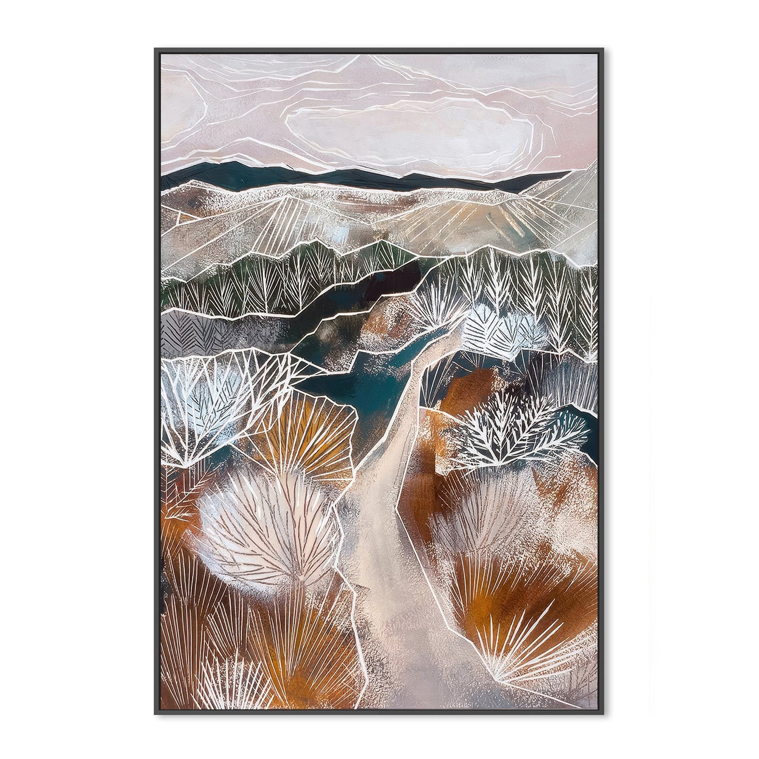 wall-art-print-canvas-poster-framed-A Winter Walk-3