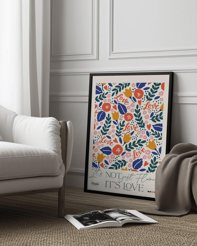wall-art-print-canvas-poster-framed-About Love Tiny Flowers-10