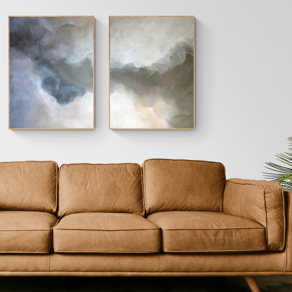 wall-art-print-canvas-poster-framed-Above, Set Of 2 , By Dan Hobday-by-Dan Hobday-Gioia Wall Art