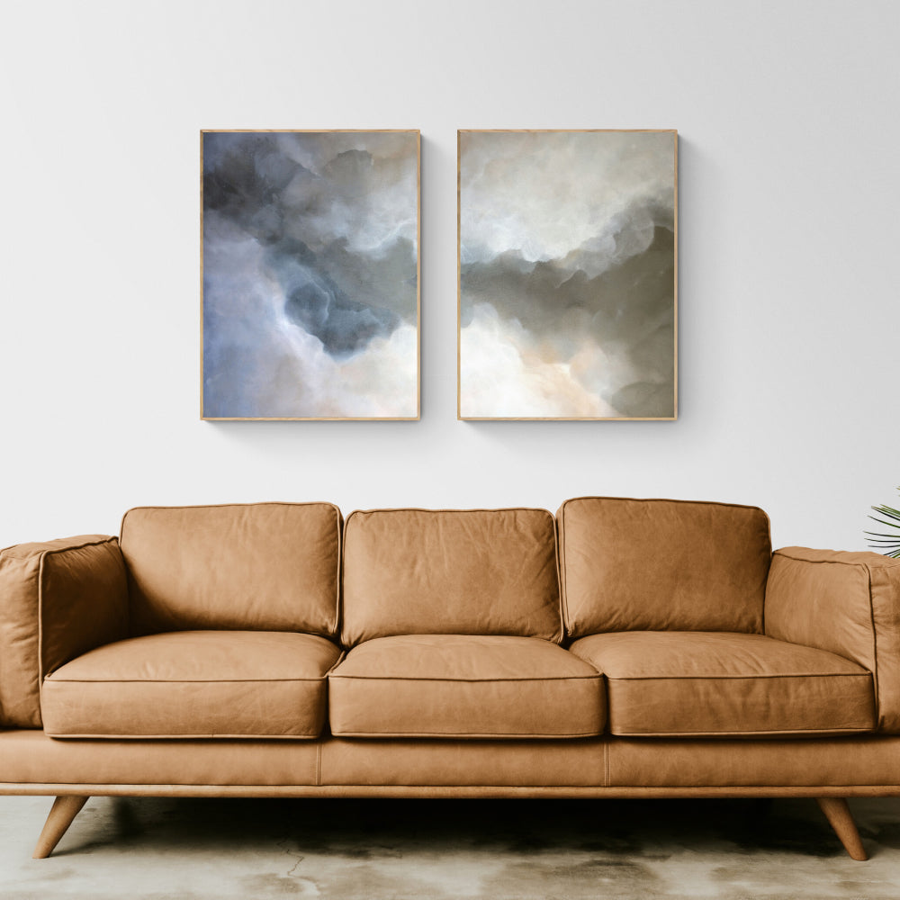 wall-art-print-canvas-poster-framed-Above, Set Of 2 , By Dan Hobday-by-Dan Hobday-Gioia Wall Art