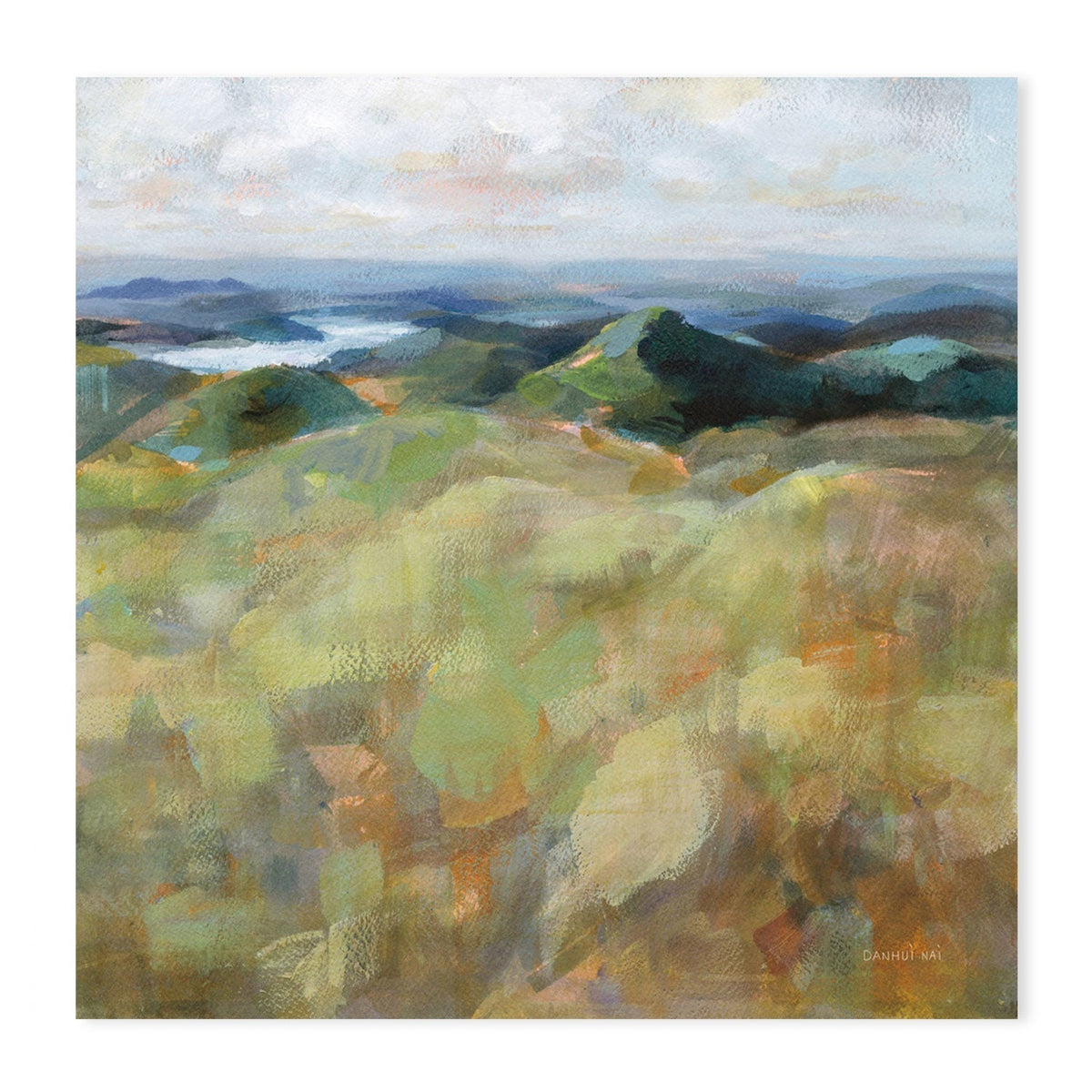 wall-art-print-canvas-poster-framed-Above the Lakes-by-Danhui Nai-Gioia Wall Art